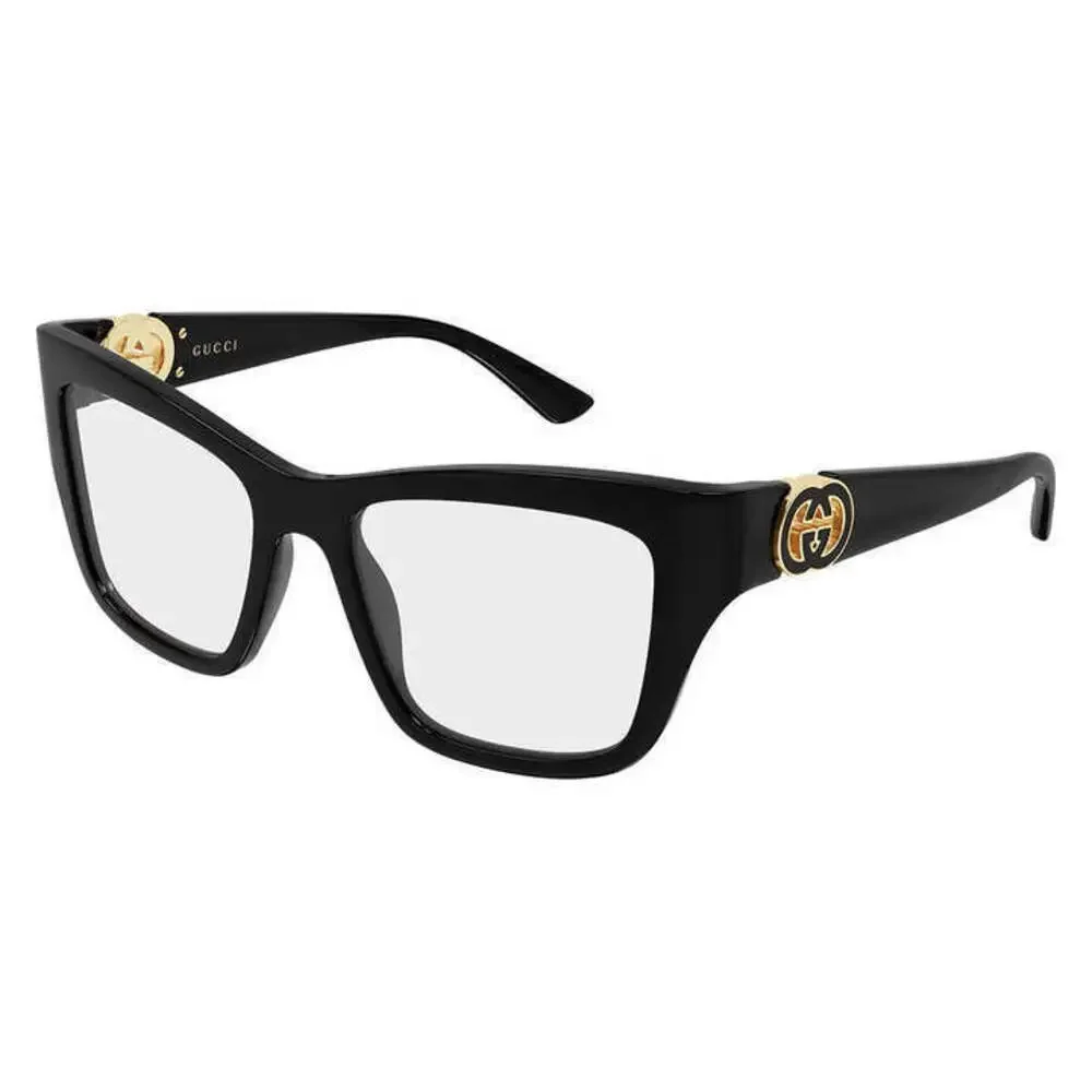 NWT Gucci GG2124o Black 52mm Eyeglasses